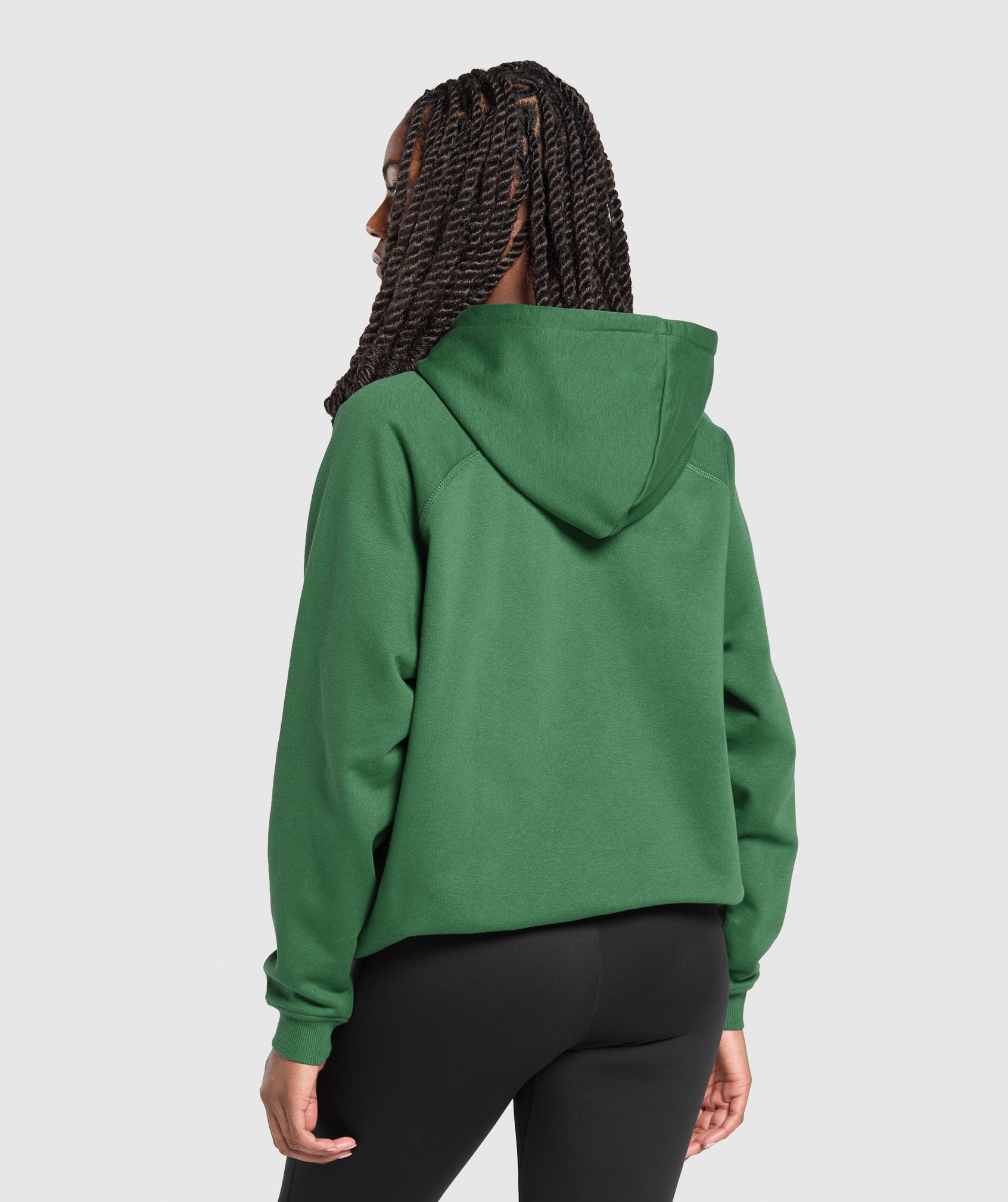 Training Oversized Fleece Hoodie - Classic Green