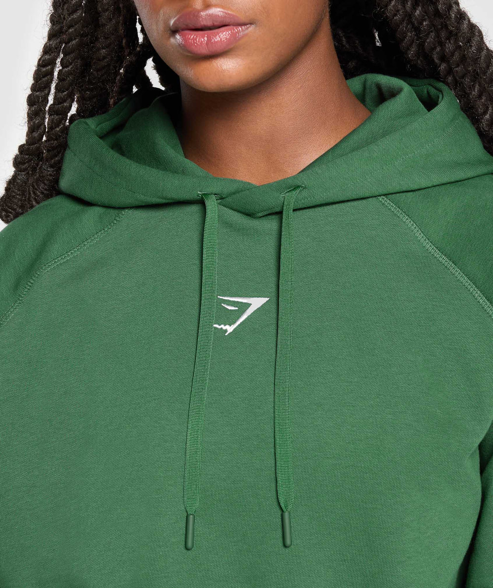 Training Oversized Fleece Hoodie - Classic Green