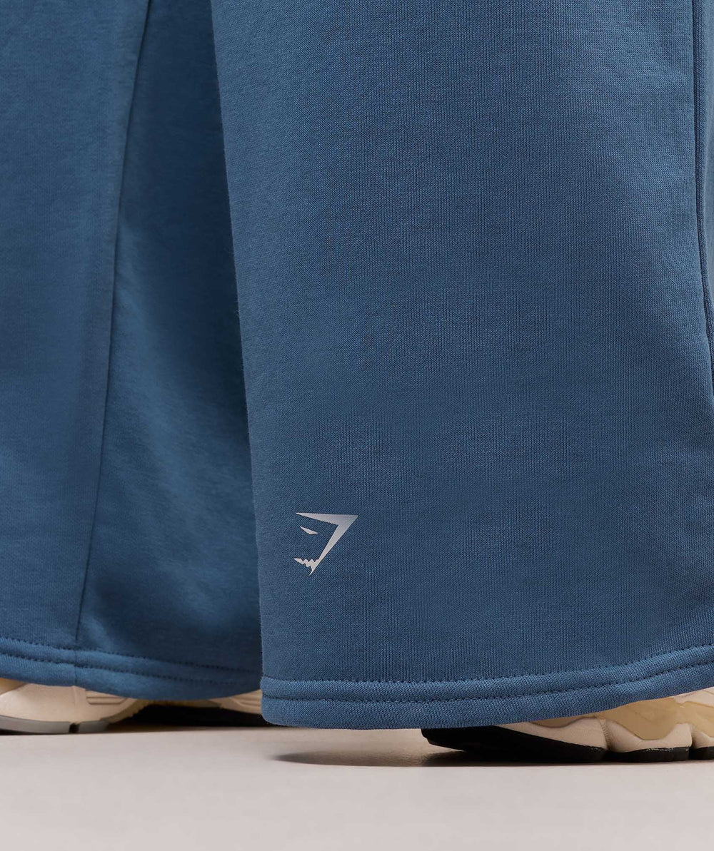 Lifting Club Graphic Straight Leg Joggers - Compound Blue