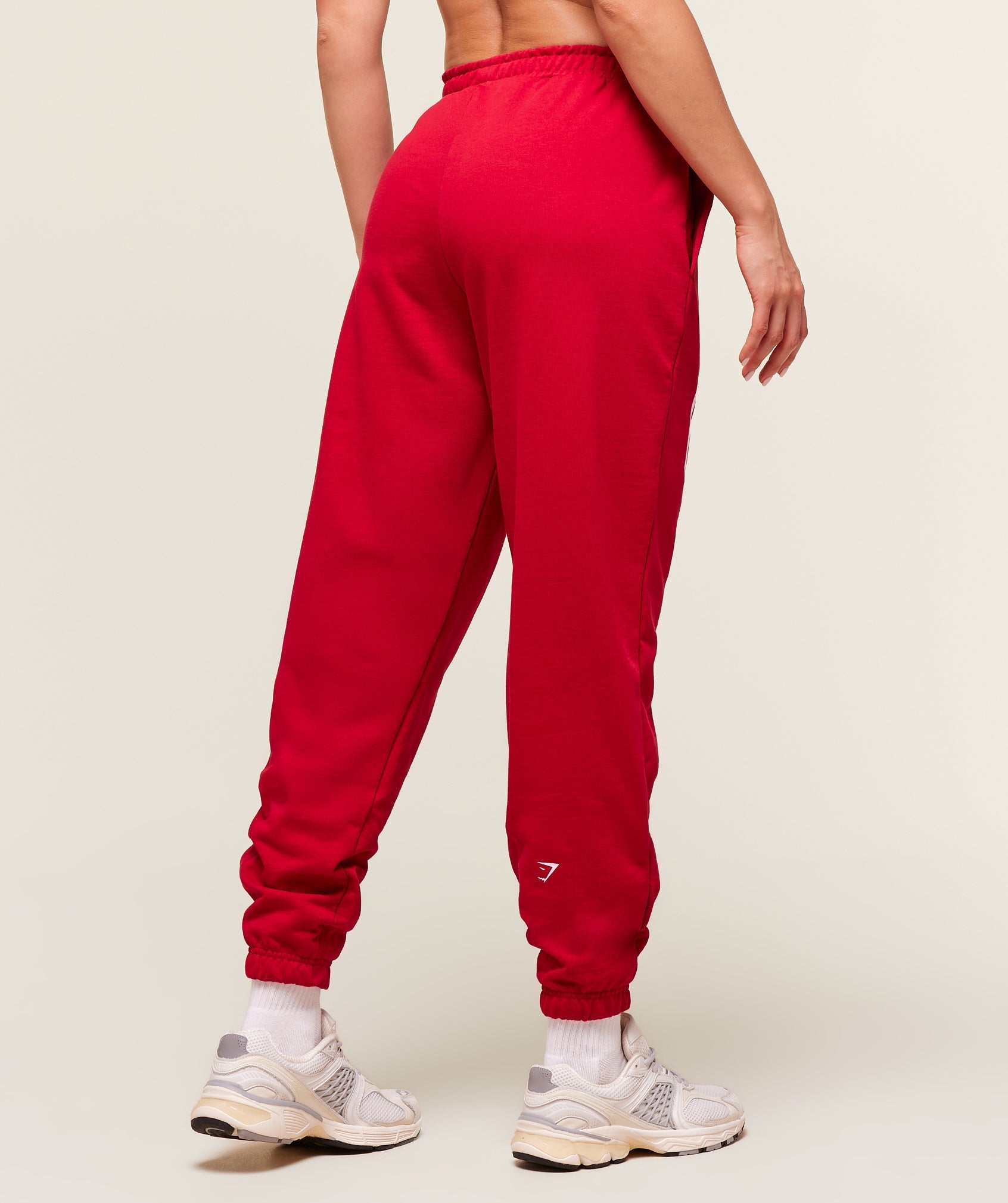 Varsity Graphic Oversized Joggers - Conditioning Red