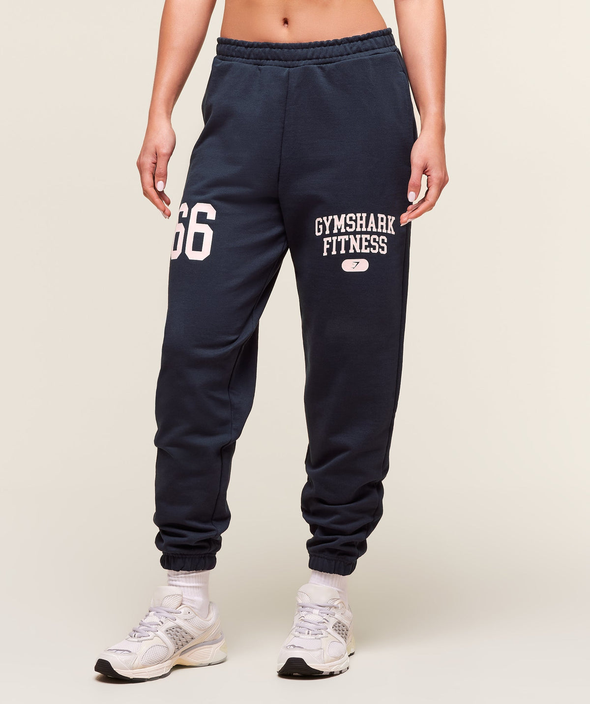 Varsity Graphic Oversized Joggers - Heavy Blue