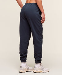 Varsity Graphic Oversized Joggers - Heavy Blue