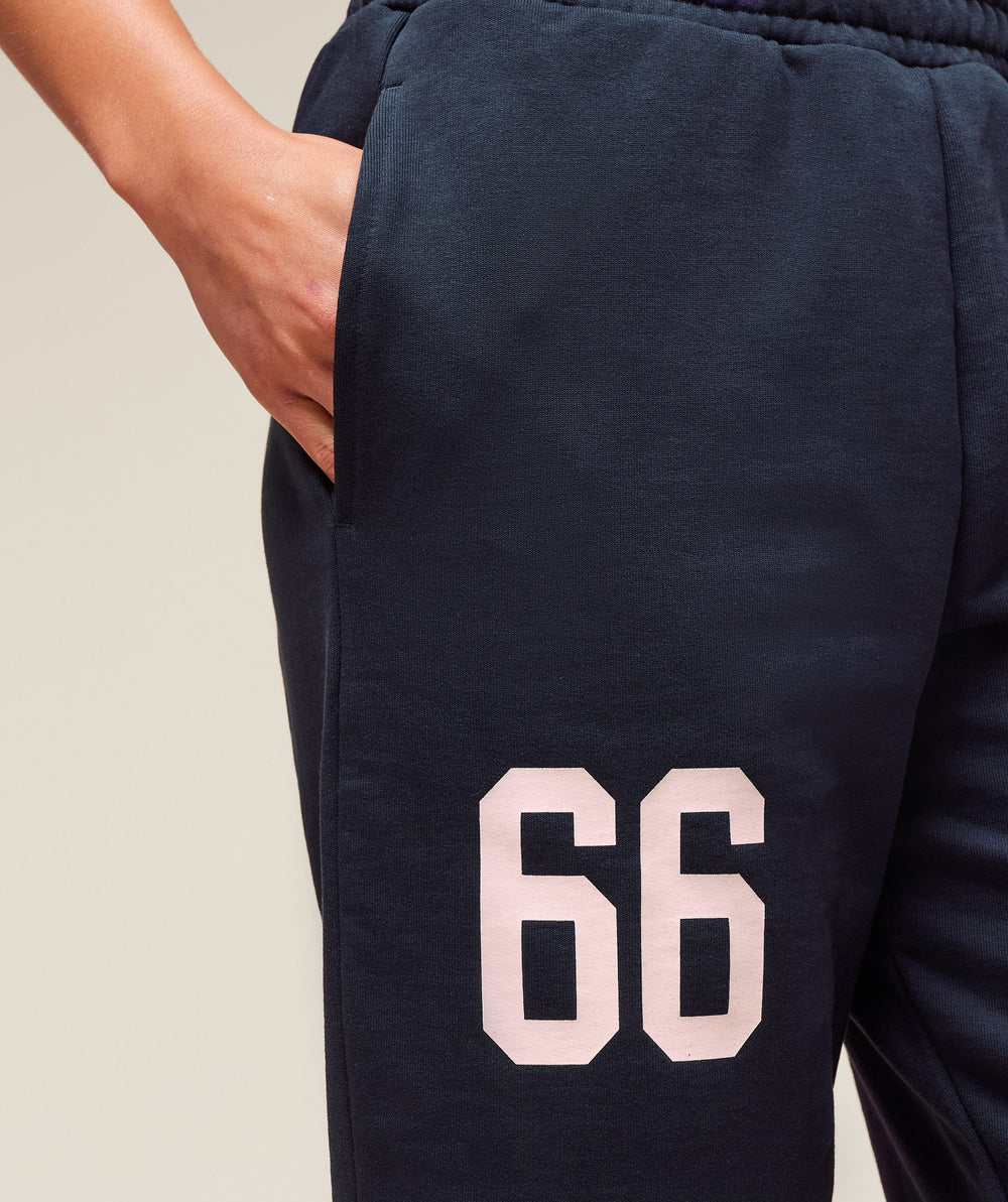 Varsity Graphic Oversized Joggers - Heavy Blue