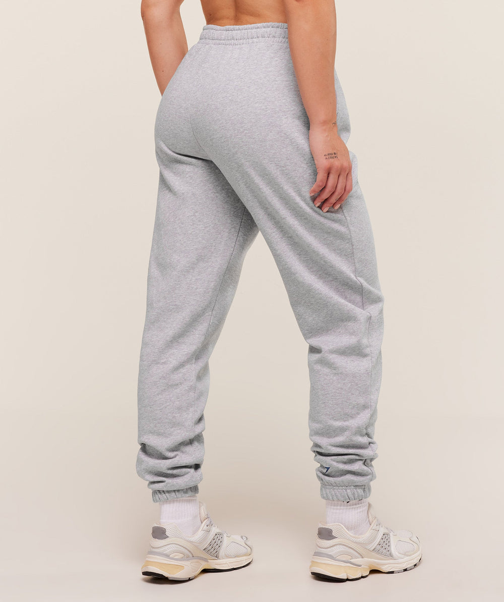Lifting Club Graphic Joggers - Light Grey Core Marl