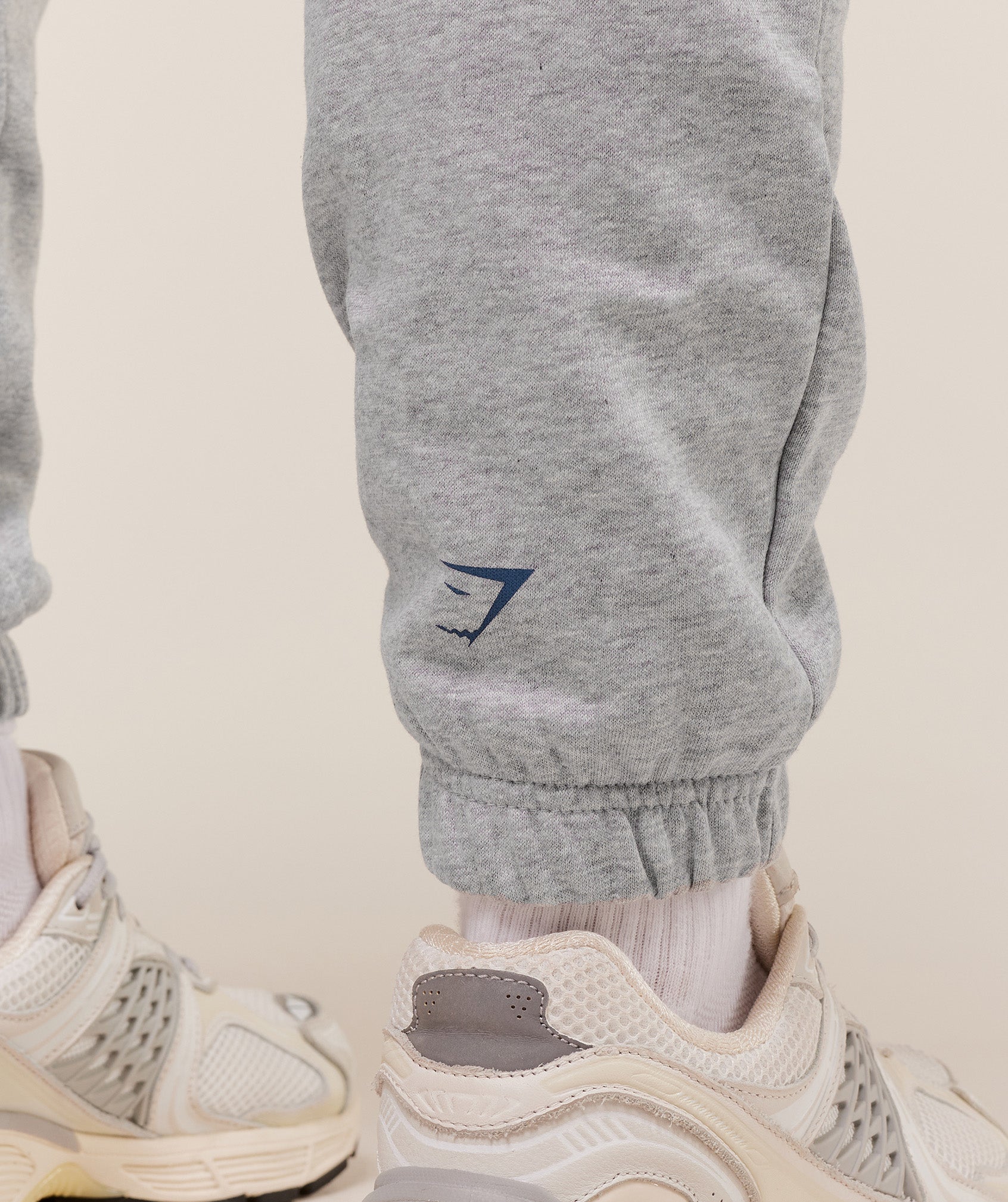 Lifting Club Graphic Joggers - Light Grey Core Marl