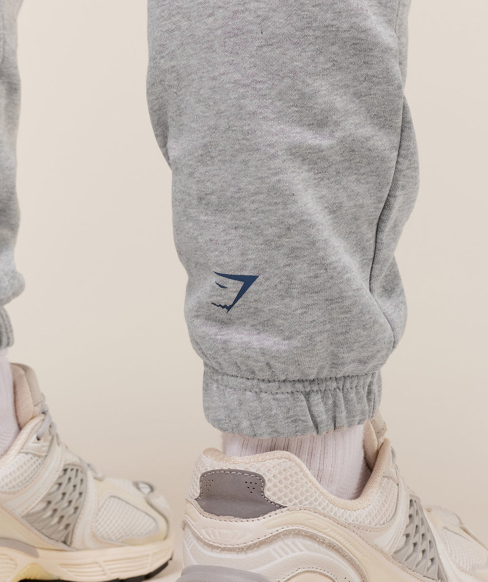 Lifting Club Graphic Joggers - Light Grey Core Marl