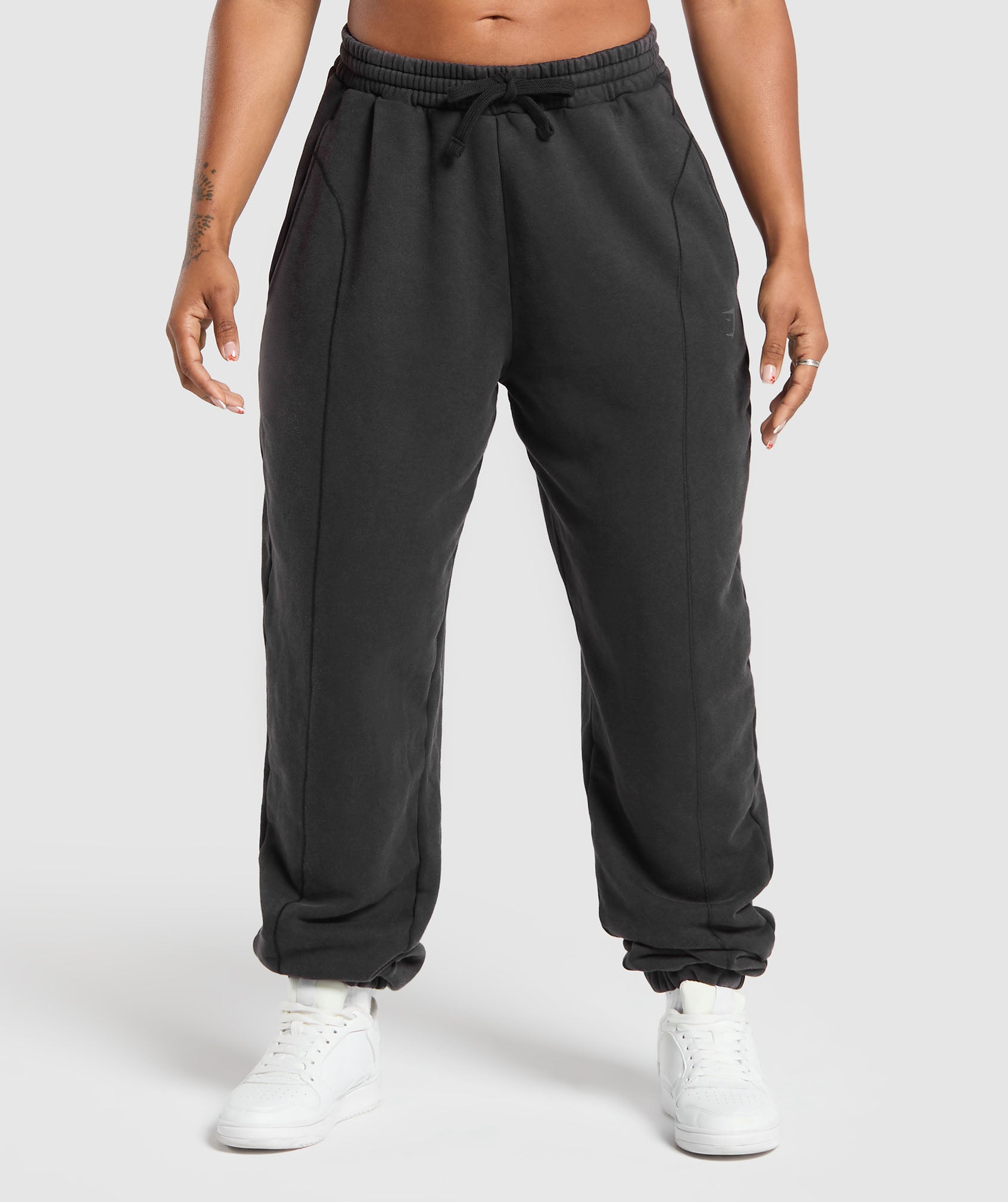 Power Washed Joggers - Black