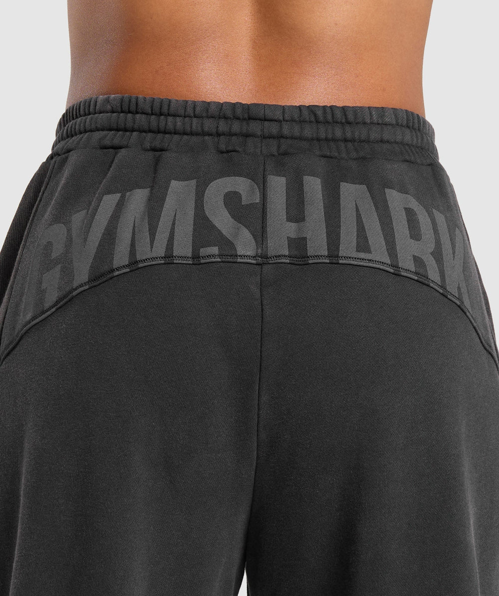 Power Washed Joggers - Black