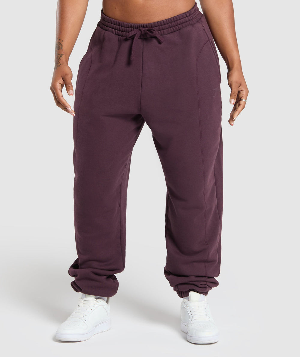 Power Washed Joggers - Depth Purple