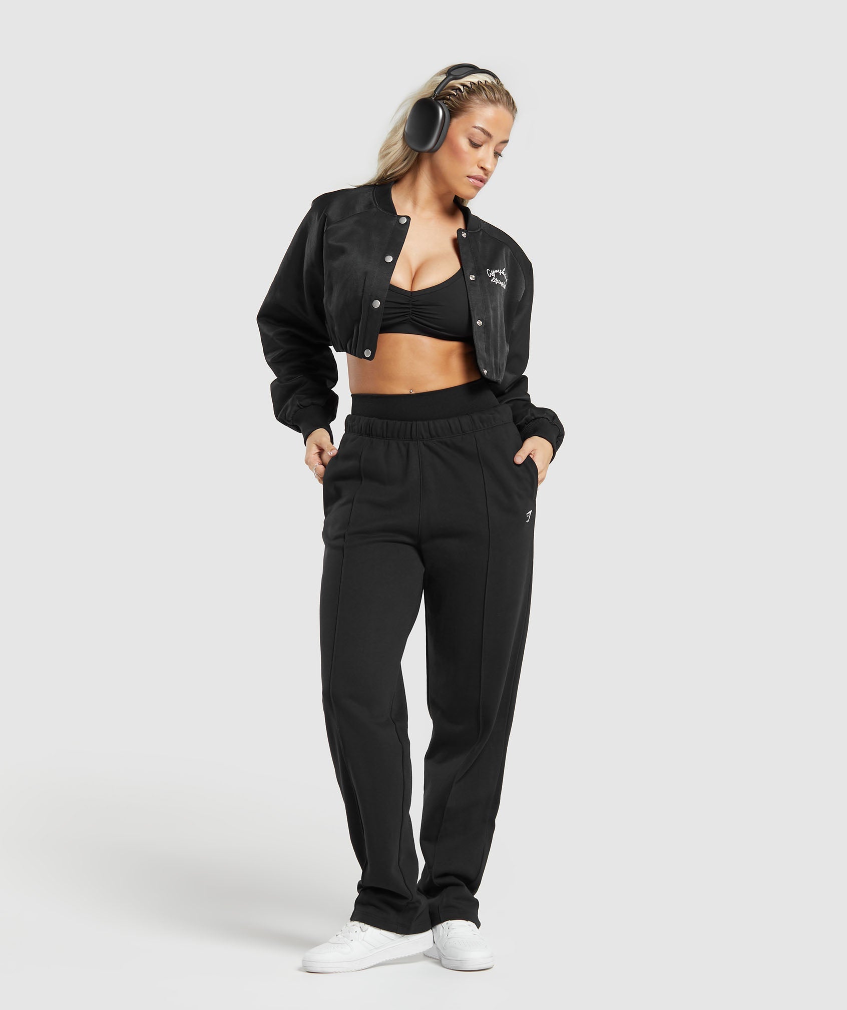 Lifting Straight Leg Joggers - Black