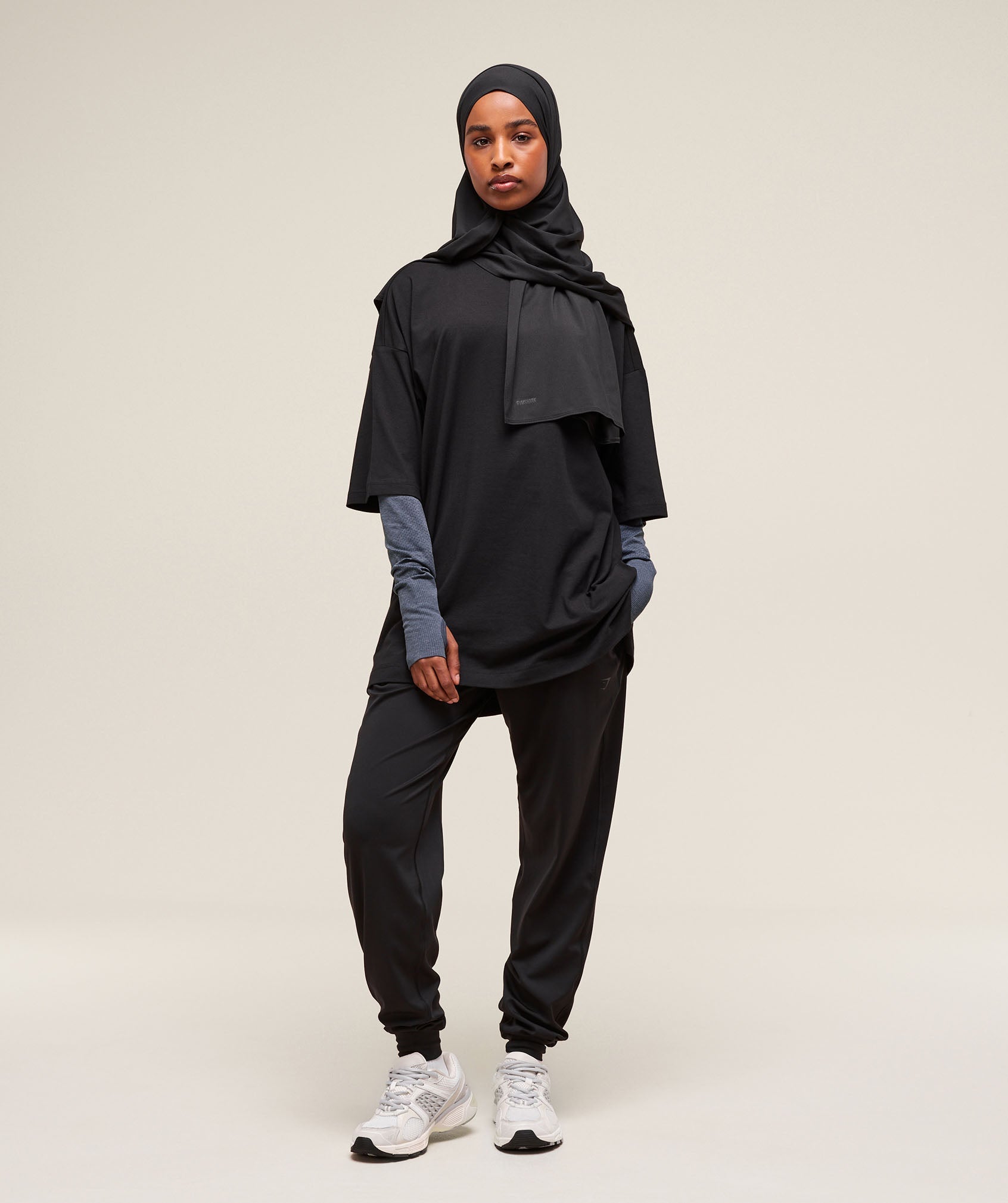 Covered Joggers - Black