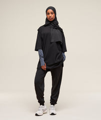 Covered Joggers - Black