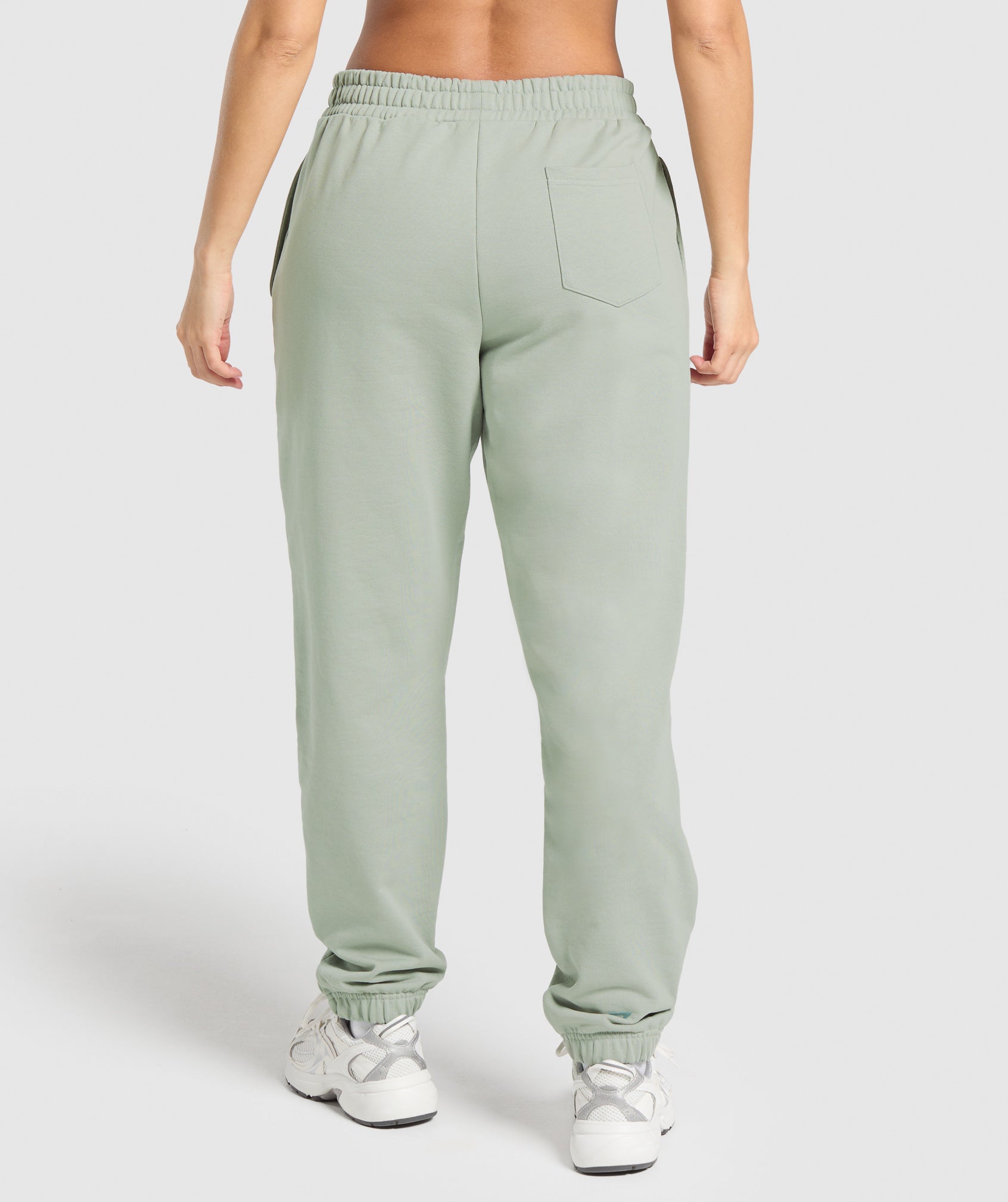 Campus Classics Graphic Joggers - Stone Grey