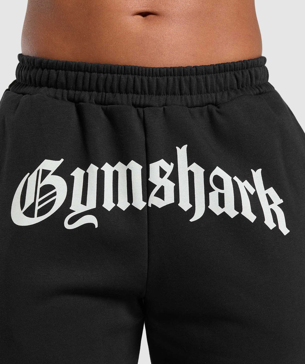 Strength Department Graphic Joggers - Black