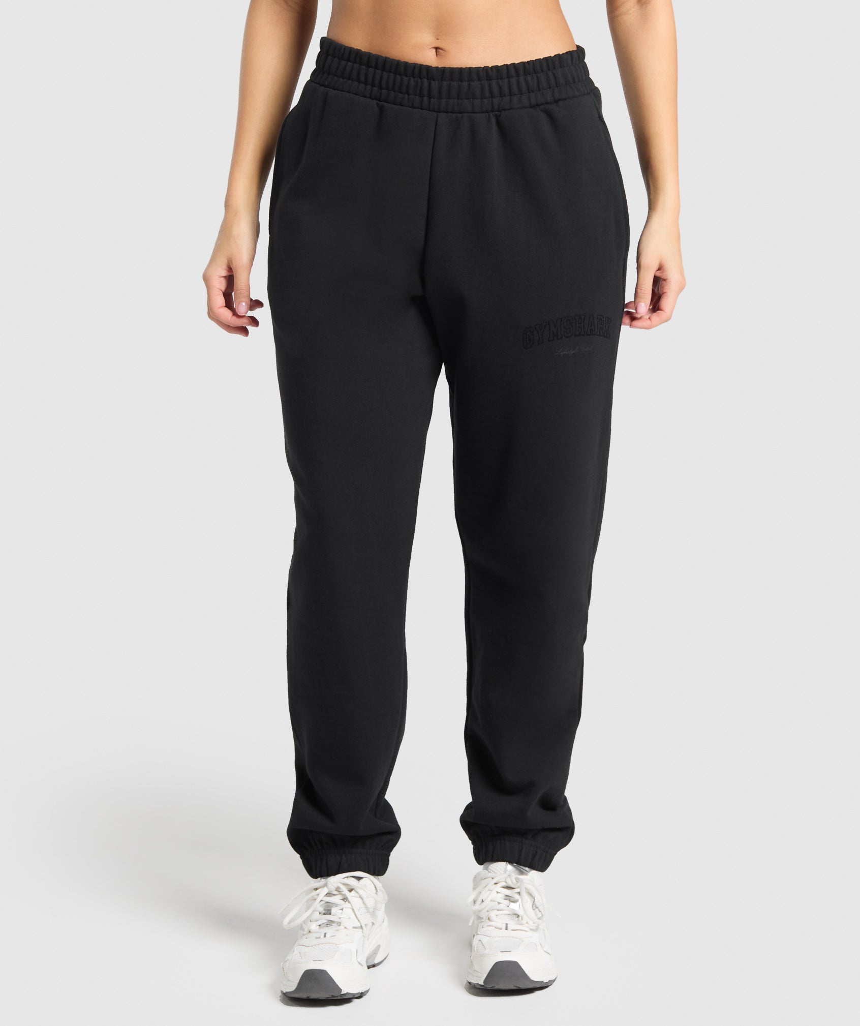 Campus Classics Graphic Joggers - Black