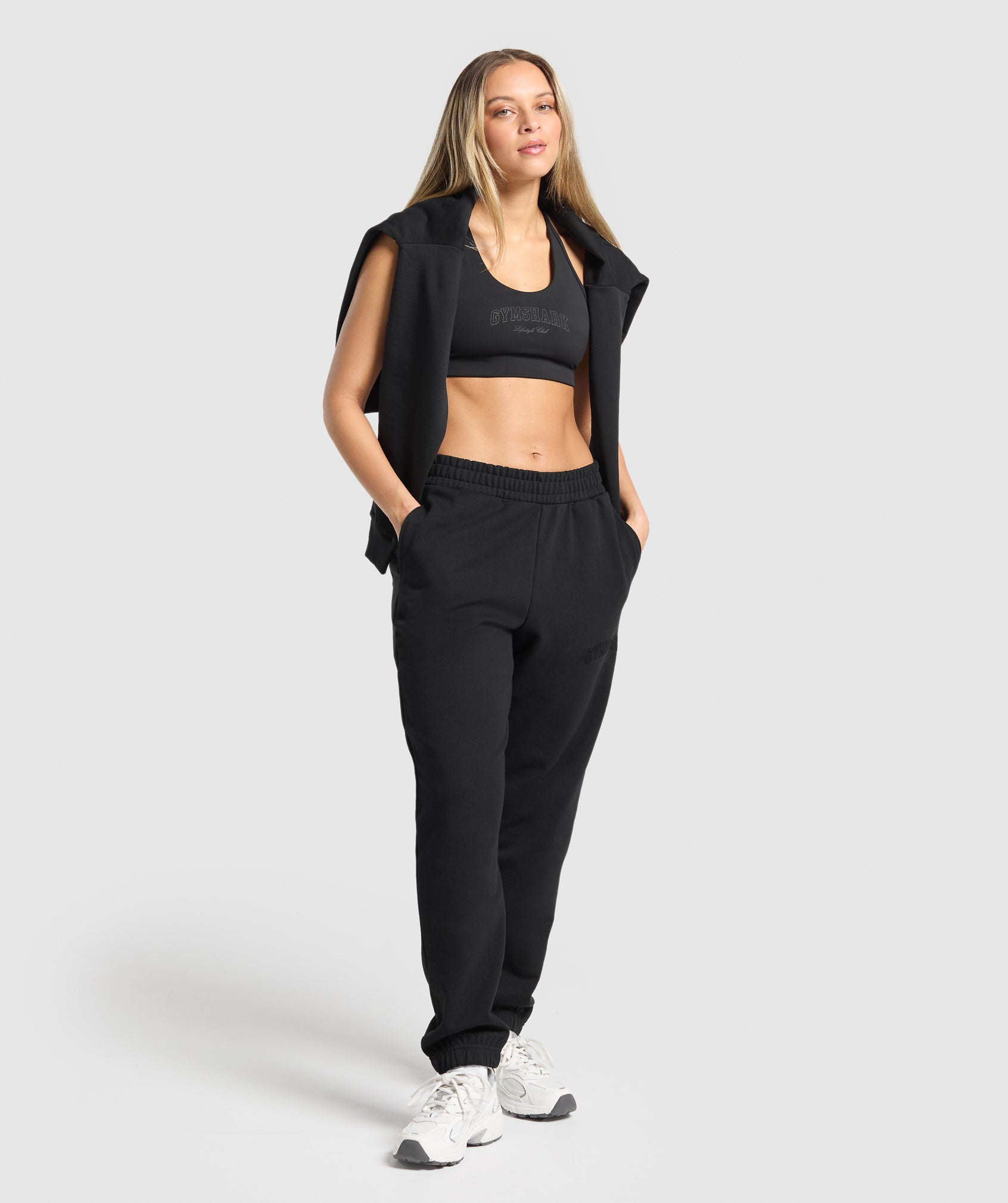 Campus Classics Graphic Joggers - Black