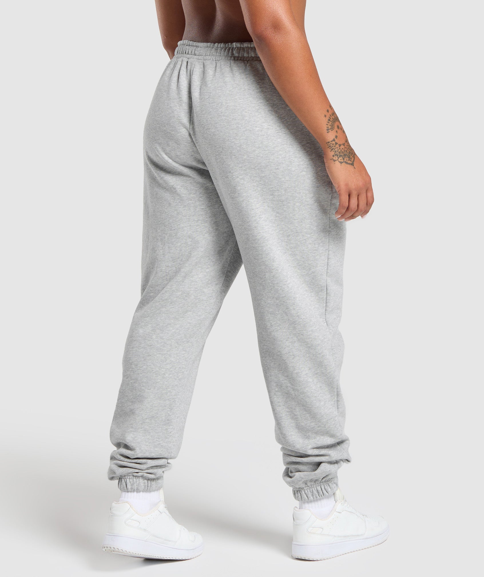Strength Department Graphic Joggers - Light Grey Core Marl