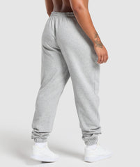 Strength Department Graphic Joggers - Light Grey Core Marl