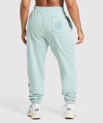 Back Gains Graphic Joggers - Morning Blue
