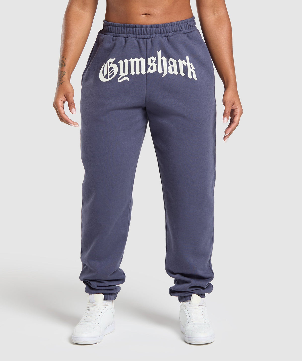 Strength Department Graphic Joggers - Weighted Purple