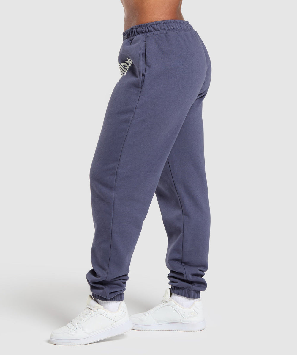 Strength Department Graphic Joggers - Weighted Purple