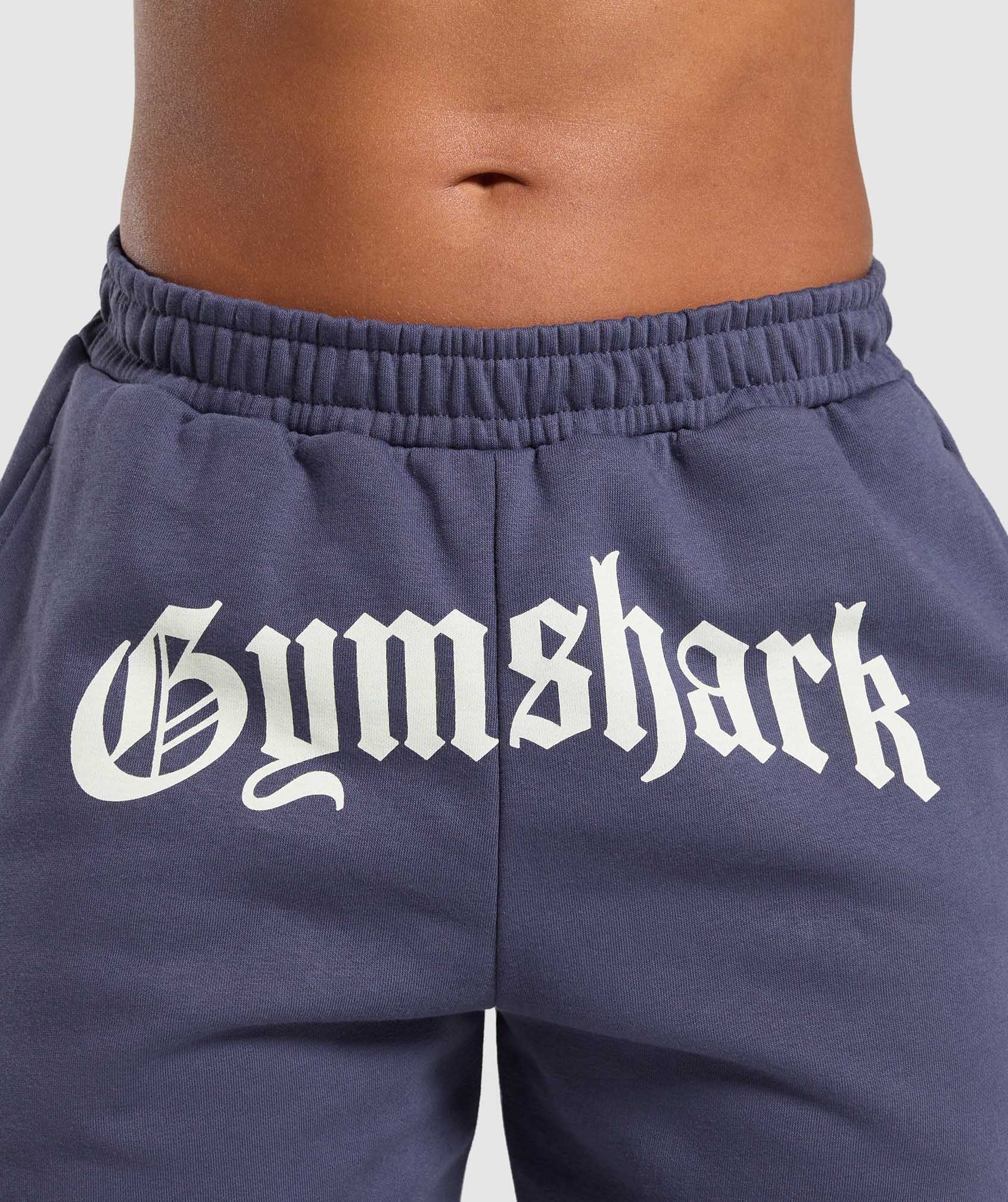Strength Department Graphic Joggers - Weighted Purple
