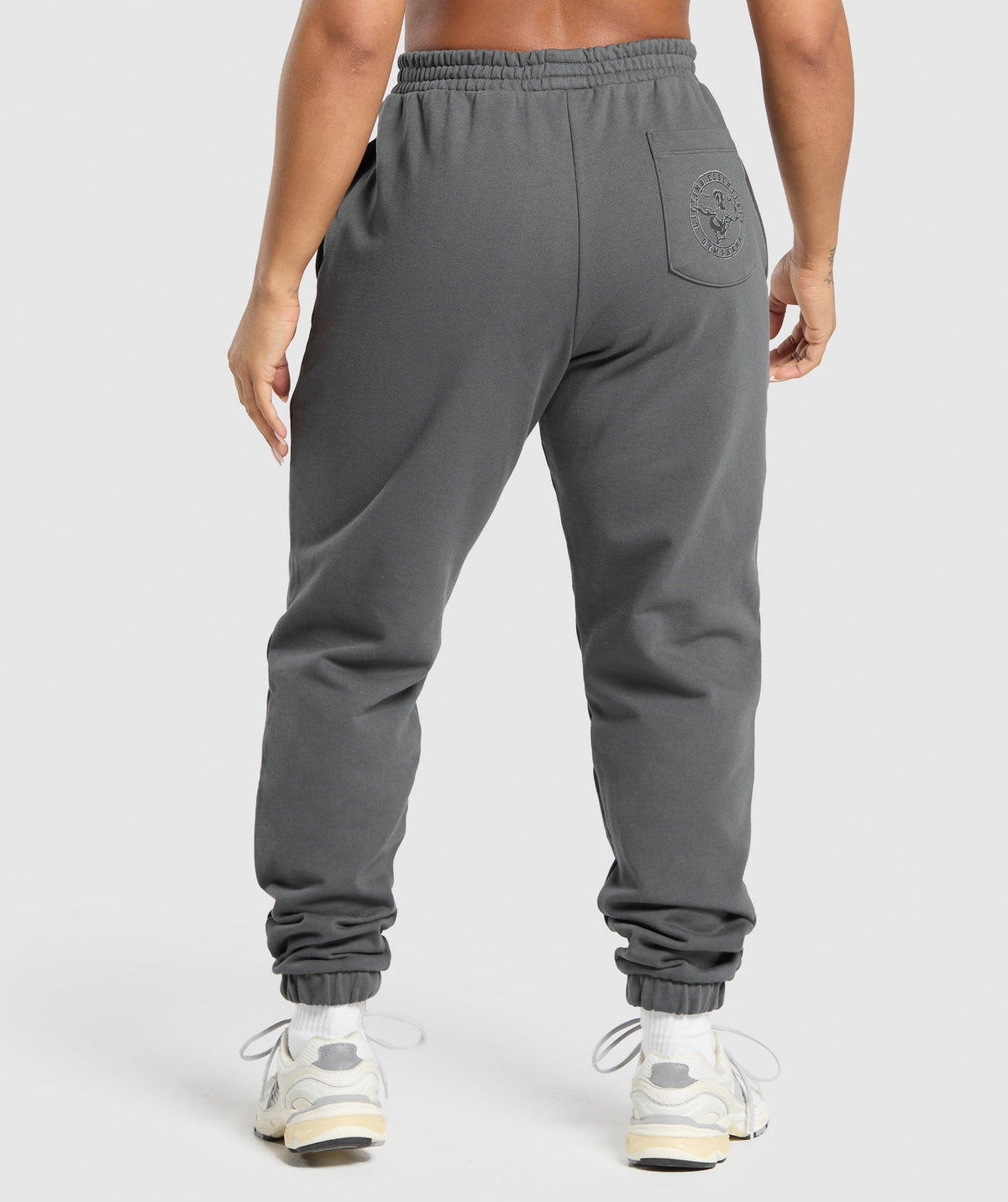 Back Gains Graphic Joggers - Graphite Grey