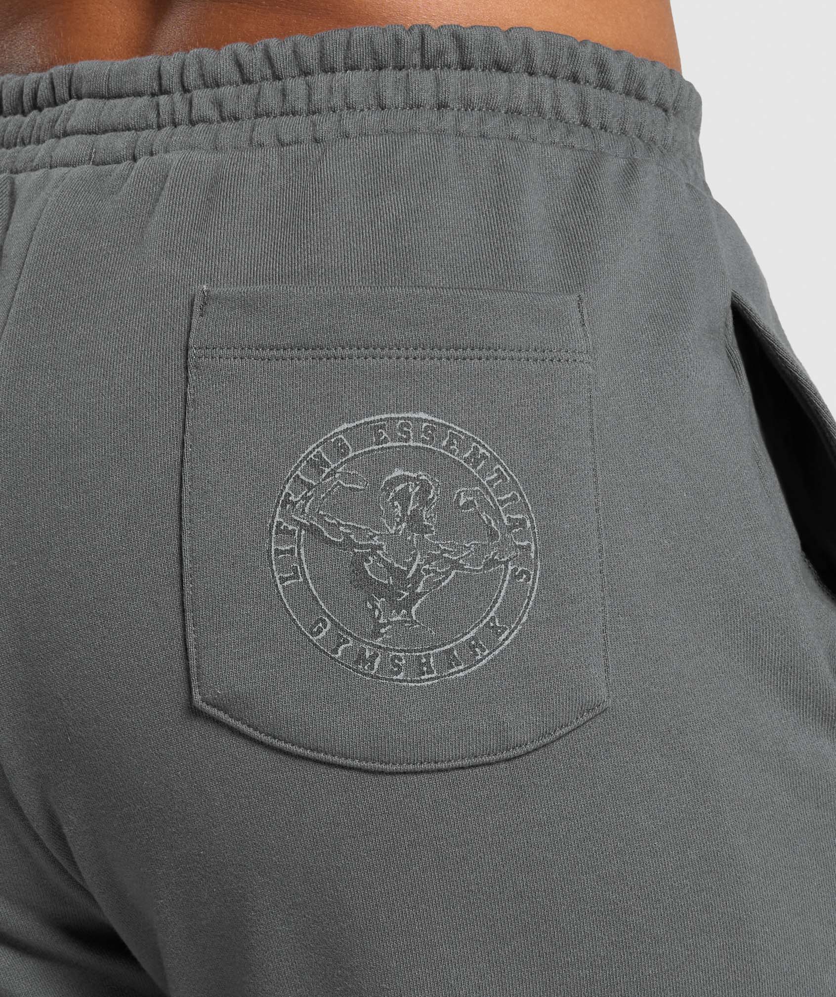 Back Gains Graphic Joggers - Graphite Grey