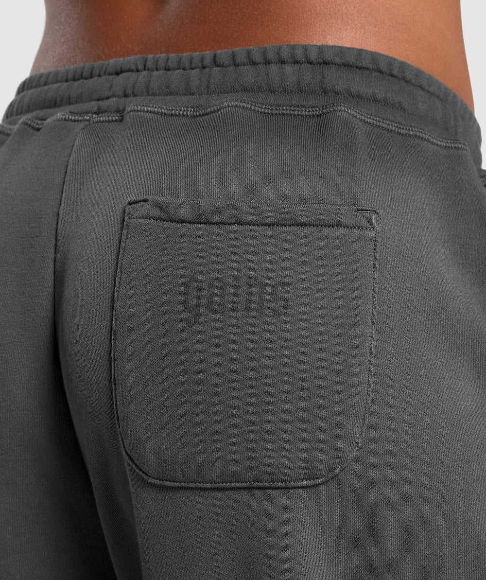 Gains Washed Loopback Joggers - Grey