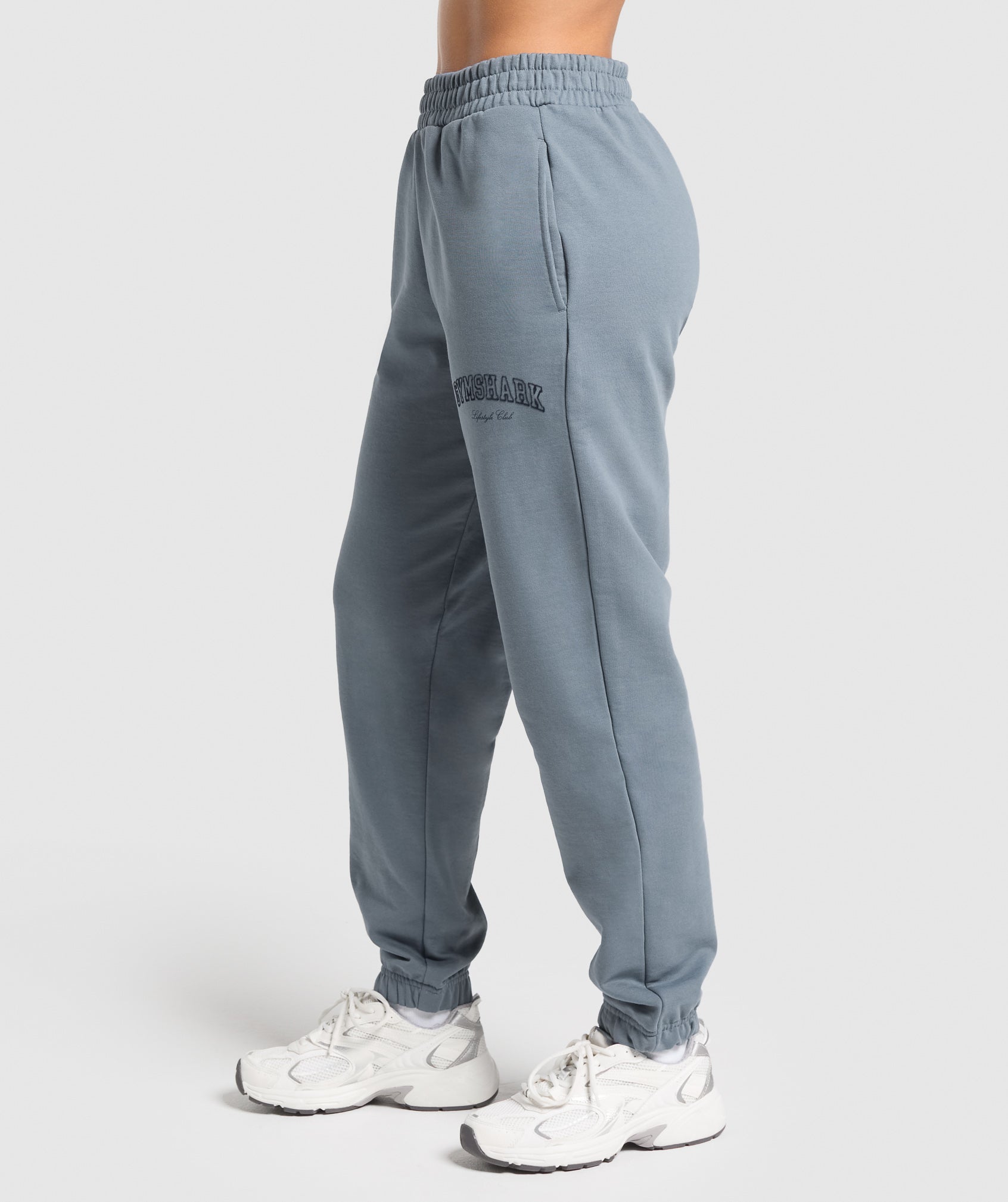 Campus Classics Graphic Joggers - Iron Blue