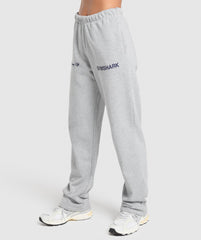 EST 2012 Graphic Straight Leg Joggers - Light Grey Core Marl