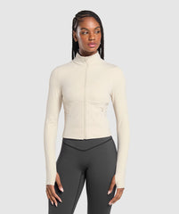 Elevate Tracktop - Cream Beige