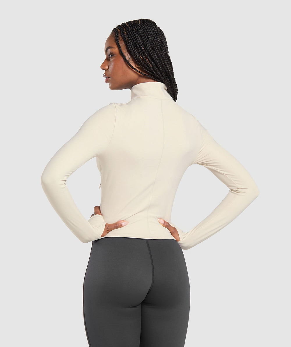 Elevate Tracktop - Cream Beige