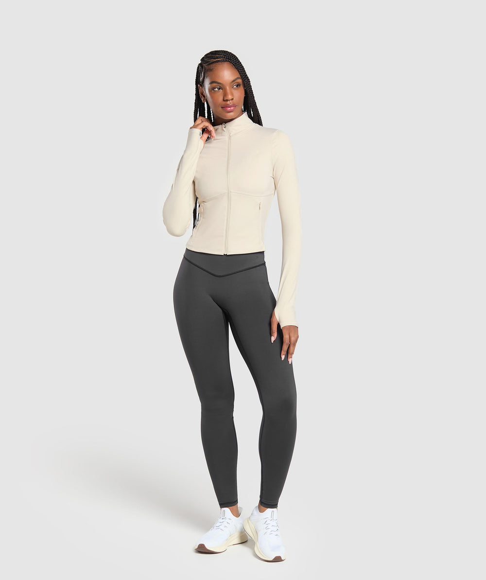 Elevate Tracktop - Cream Beige