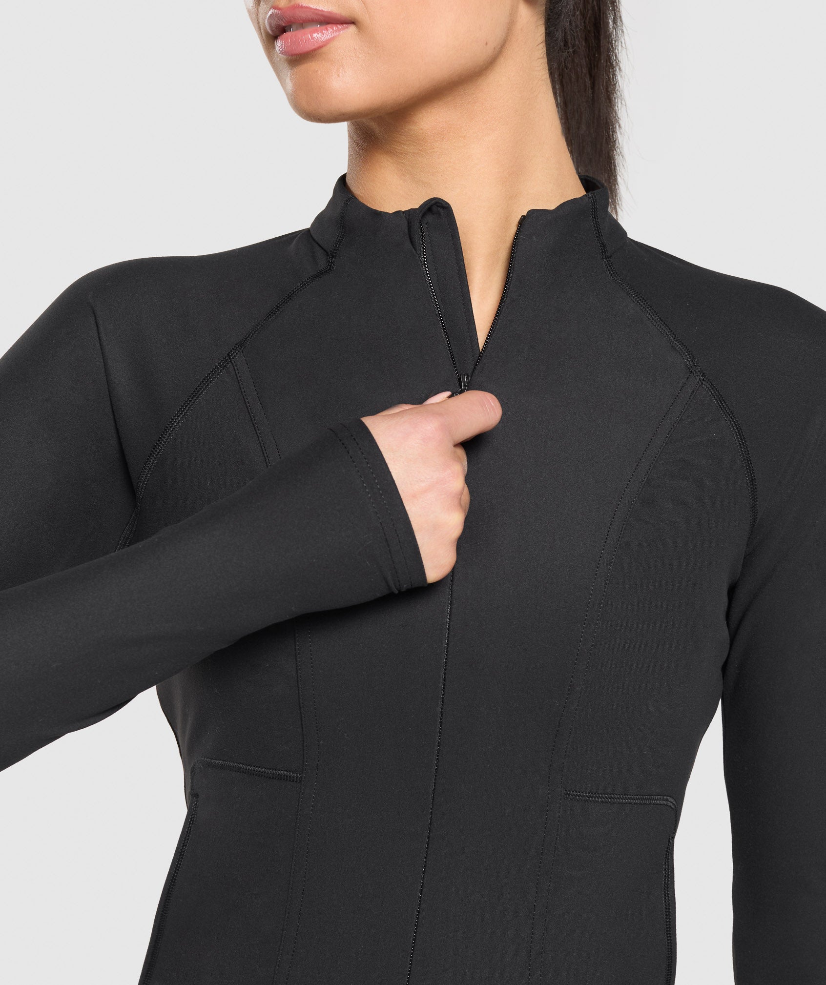 Conditioning Full Zip Jacket - Black