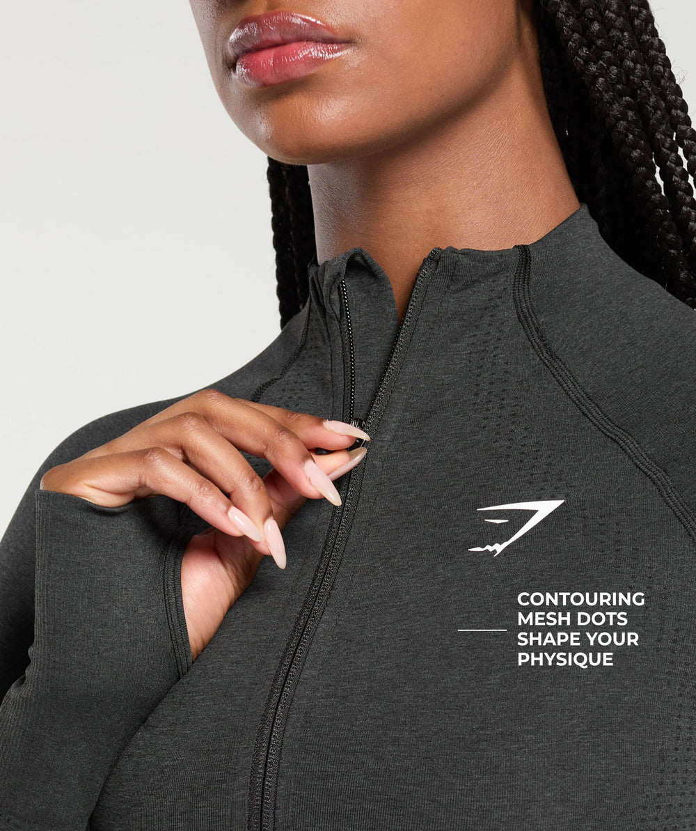 Vital Tight Tracktop - Black Marl