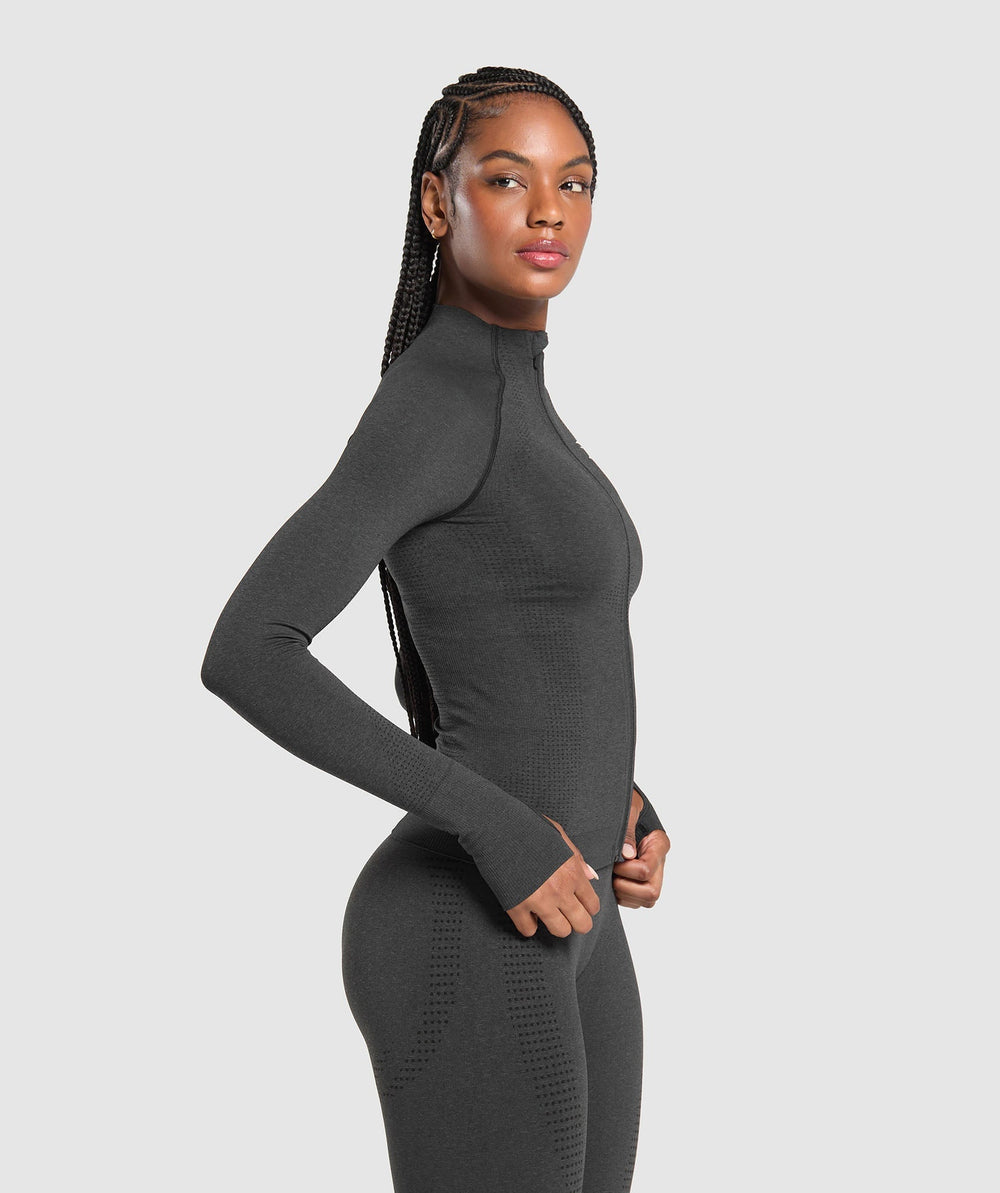Vital Tight Tracktop - Black Marl