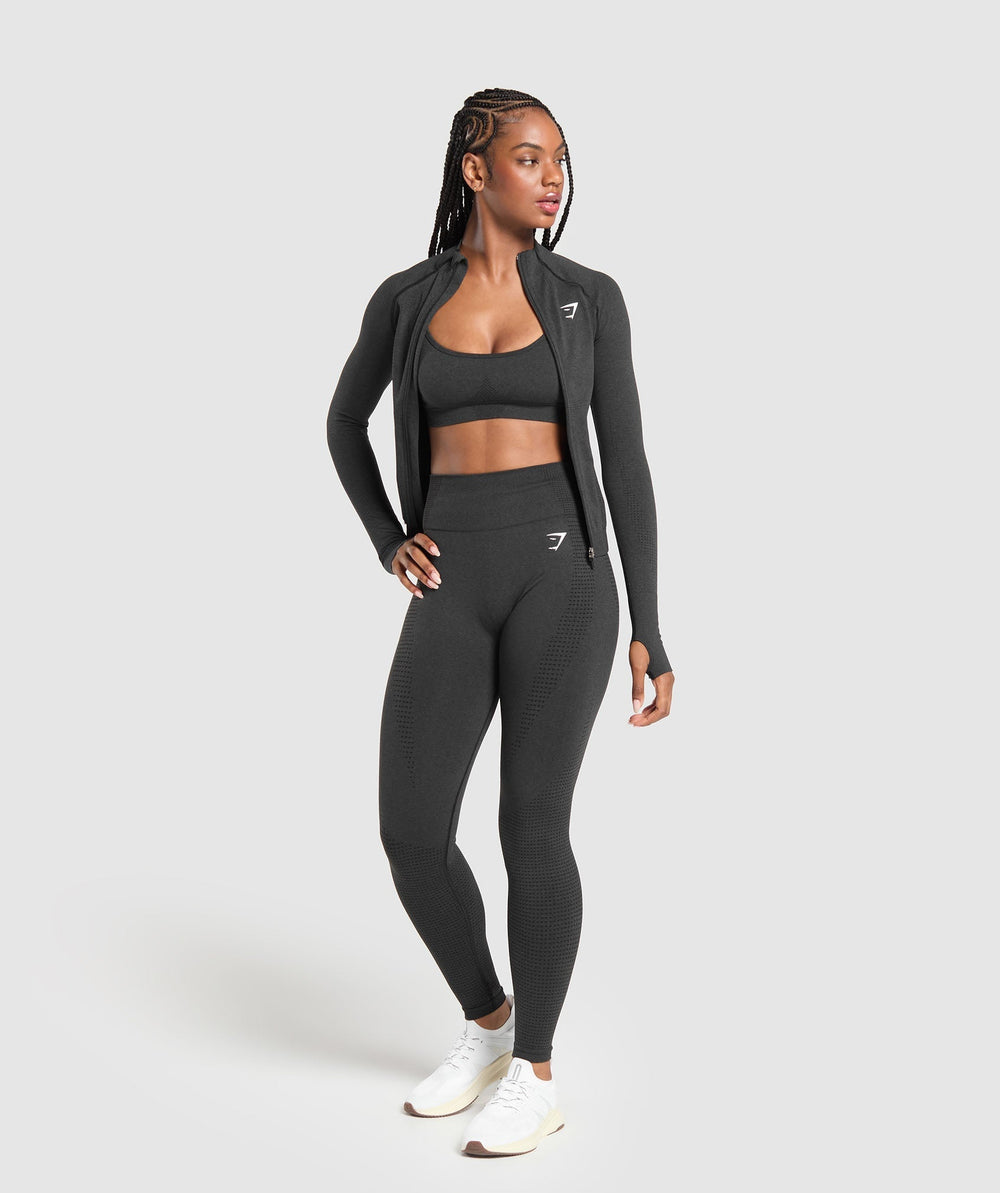Vital Tight Tracktop - Black Marl