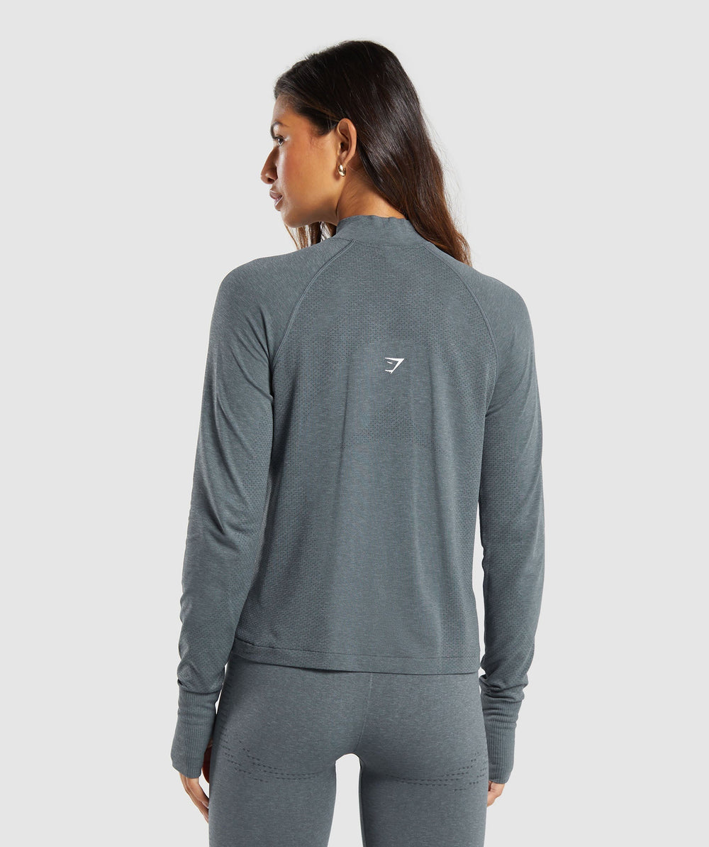 Vital 1/4 Zip - Strong Grey/ Marl