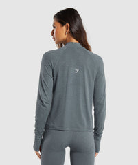 Vital 1/4 Zip - Strong Grey/ Marl