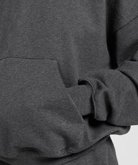 Rest Day Sweats 1/2 Zip Pullover - Black Core Marl
