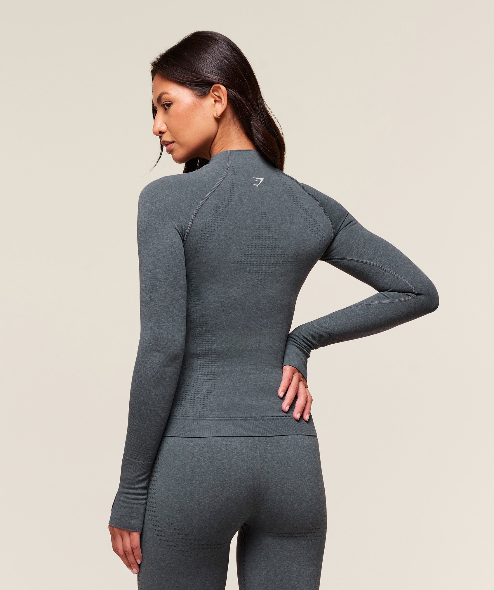 Vital Tight Tracktop - Strong Grey Marl
