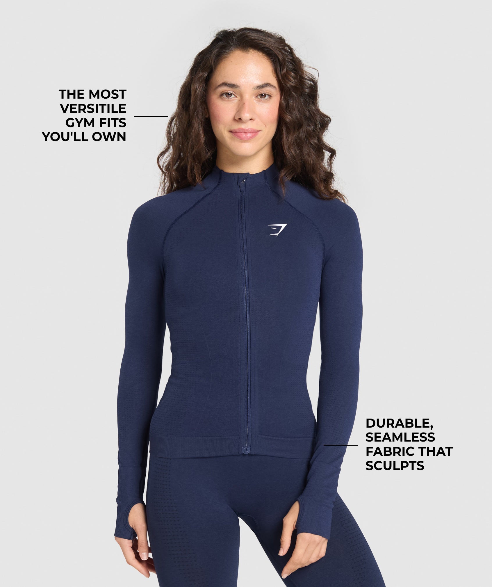 Vital Tight Tracktop - Heavy Blue Marl