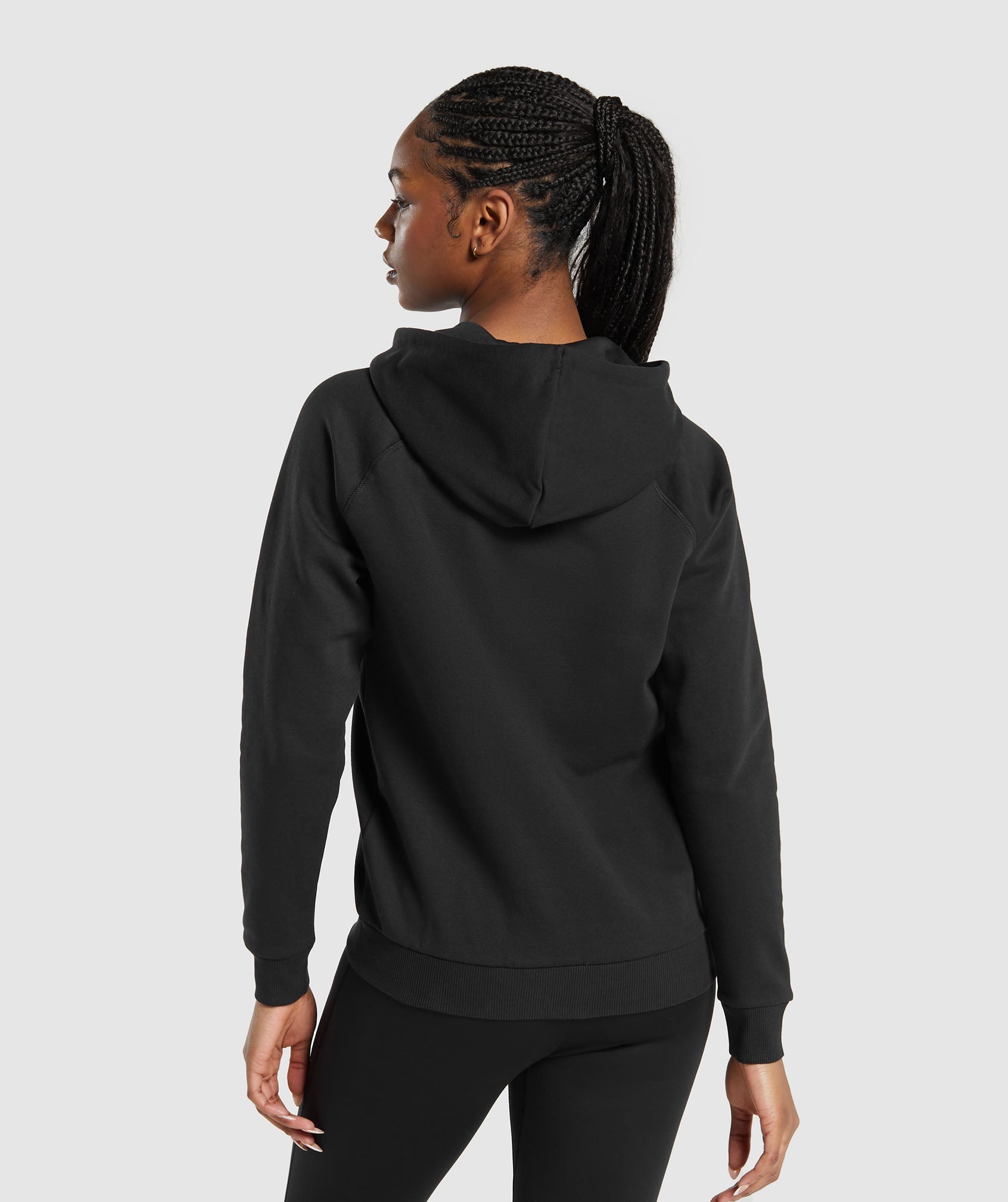 Training Fleece Zip Hoodie - Black