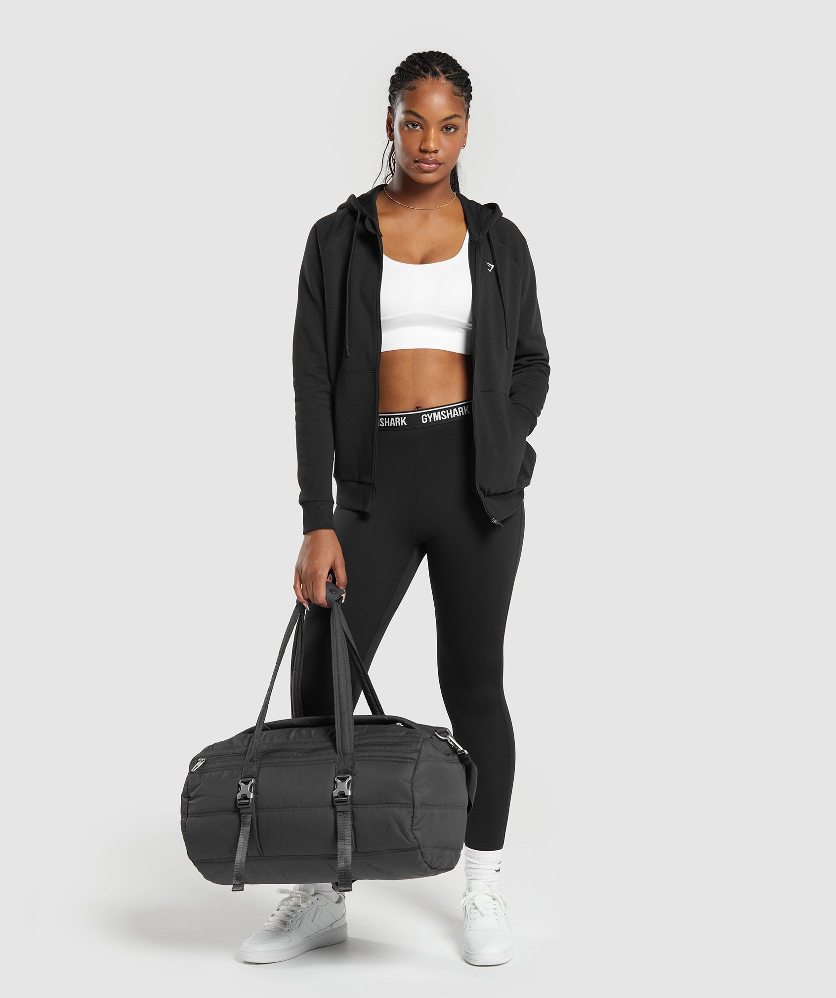 Training Fleece Zip Hoodie - Black