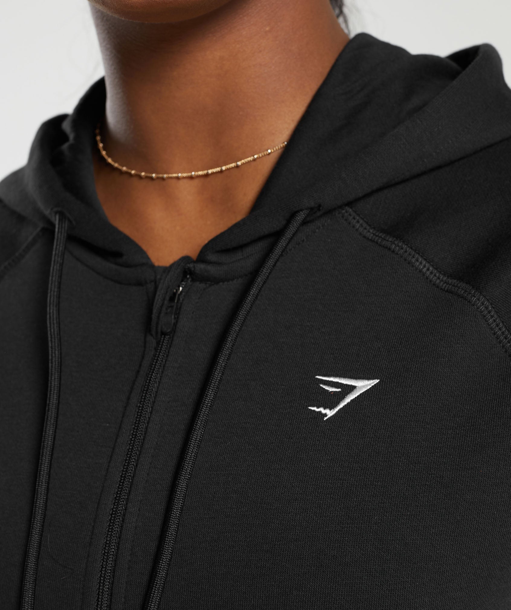 Training Fleece Zip Hoodie - Black