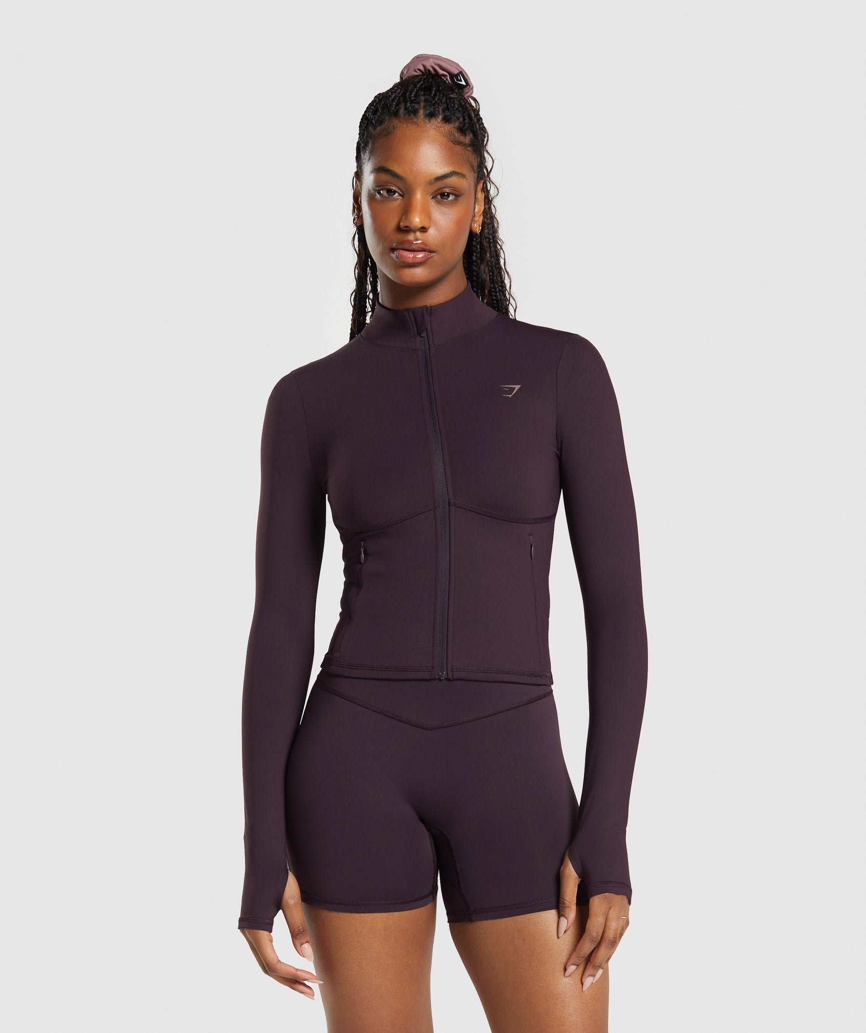 Elevate Tracktop - Plum Brown