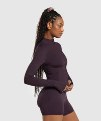 Elevate Tracktop - Plum Brown