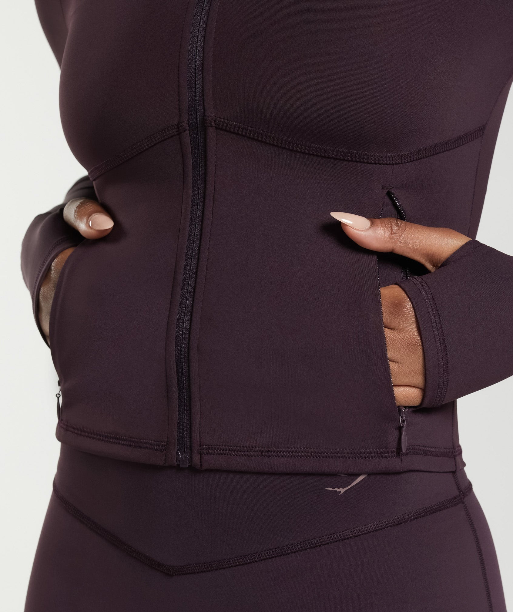 Elevate Tracktop - Plum Brown