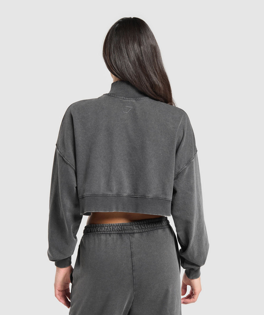 Whitney 1/4 Zip - Black